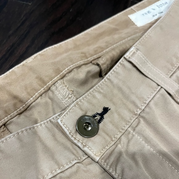 RAG & BONE Fit 2 Slim-Fit Garment-Dyed Stretch-Cotton Twill Chinos - Size 34 - Picture 8 of 14